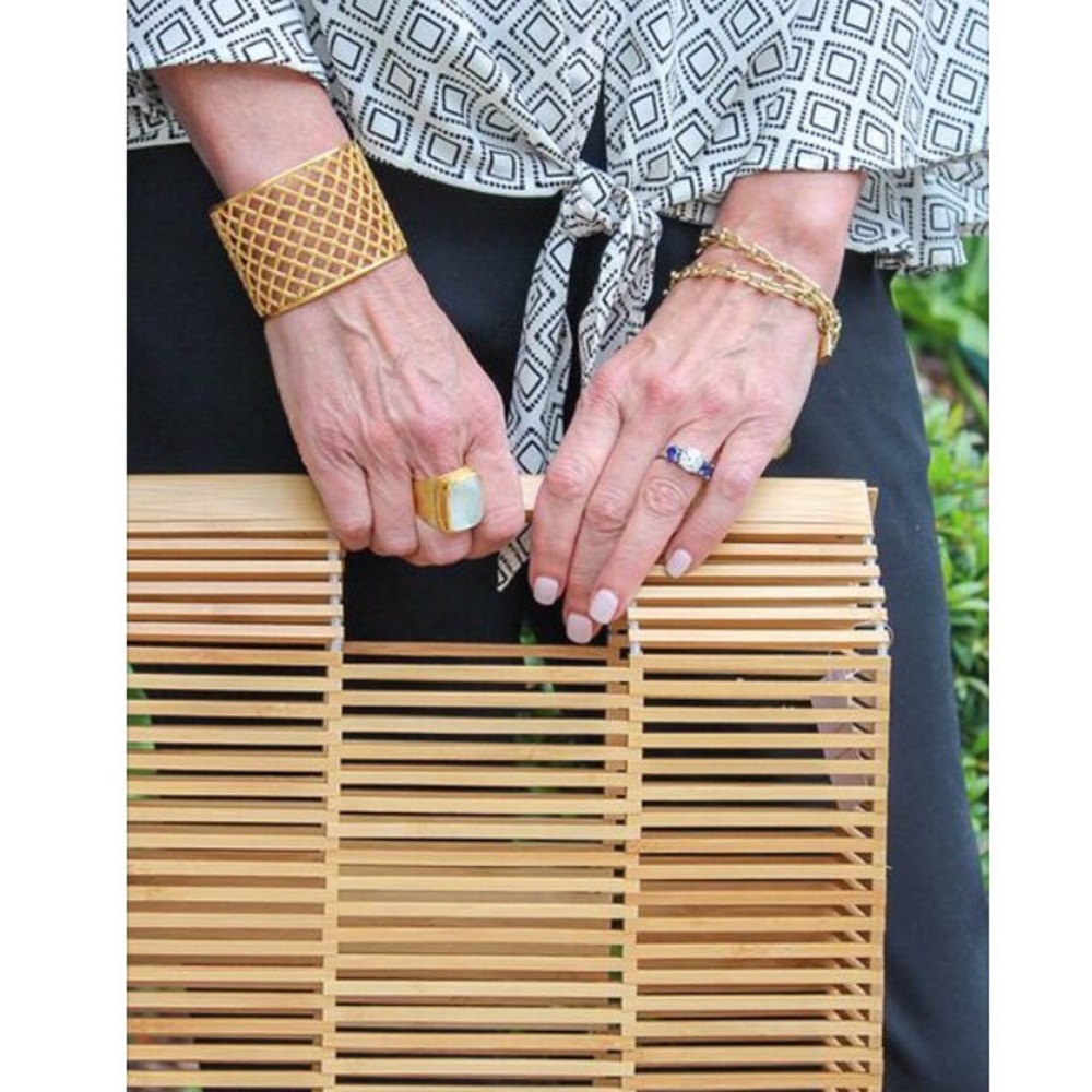 Bamboo purse